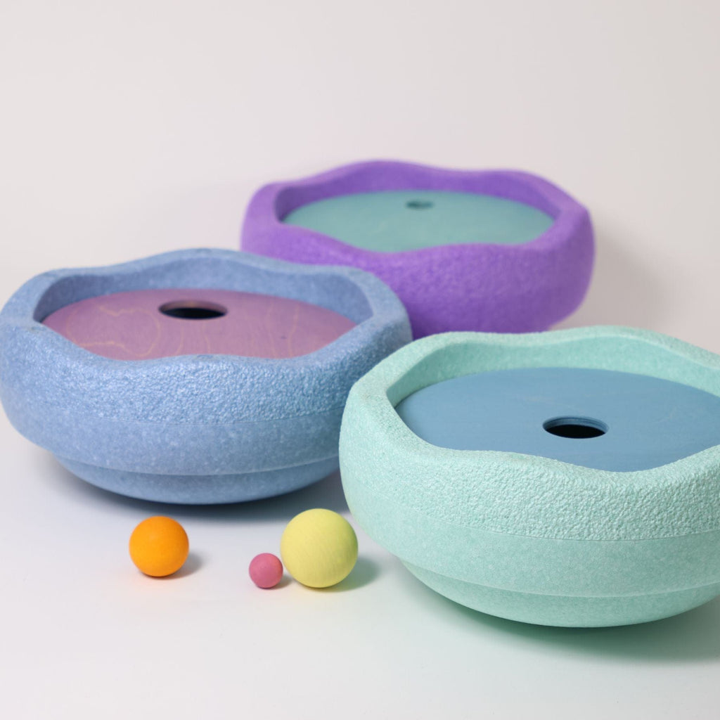 Grimm's Rolling Discs Set for Stapelstein - Cool Pastel