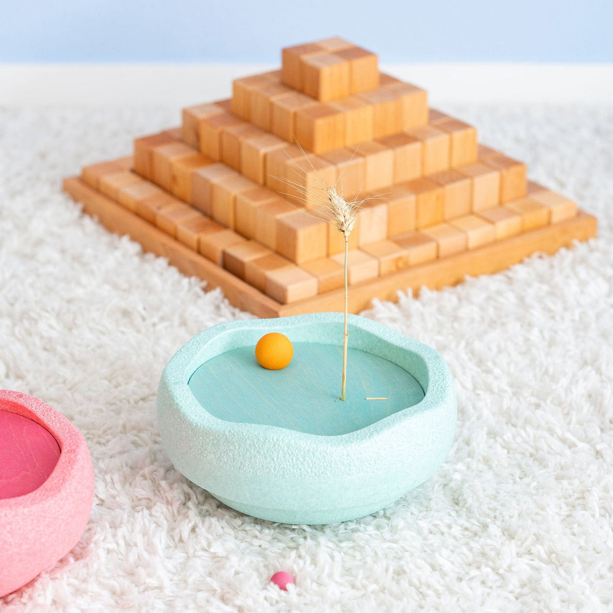 Grimm's Rolling Discs Set for Stapelstein - Cool Pastel