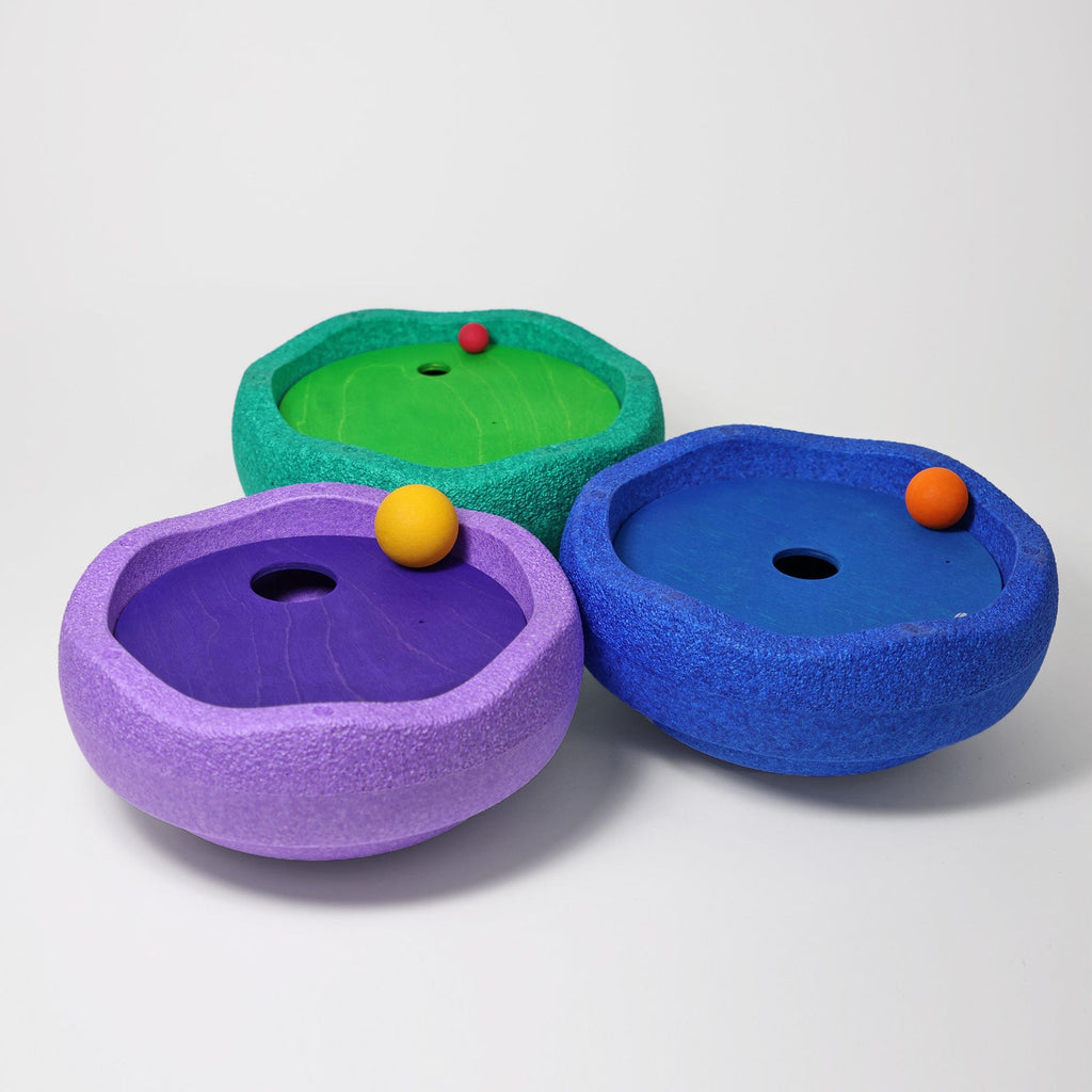 Grimm's Rolling Discs Set for Stapelstein - Cool Rainbow