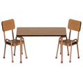 Maileg Table and Chair Set Mouse Dark Powder 