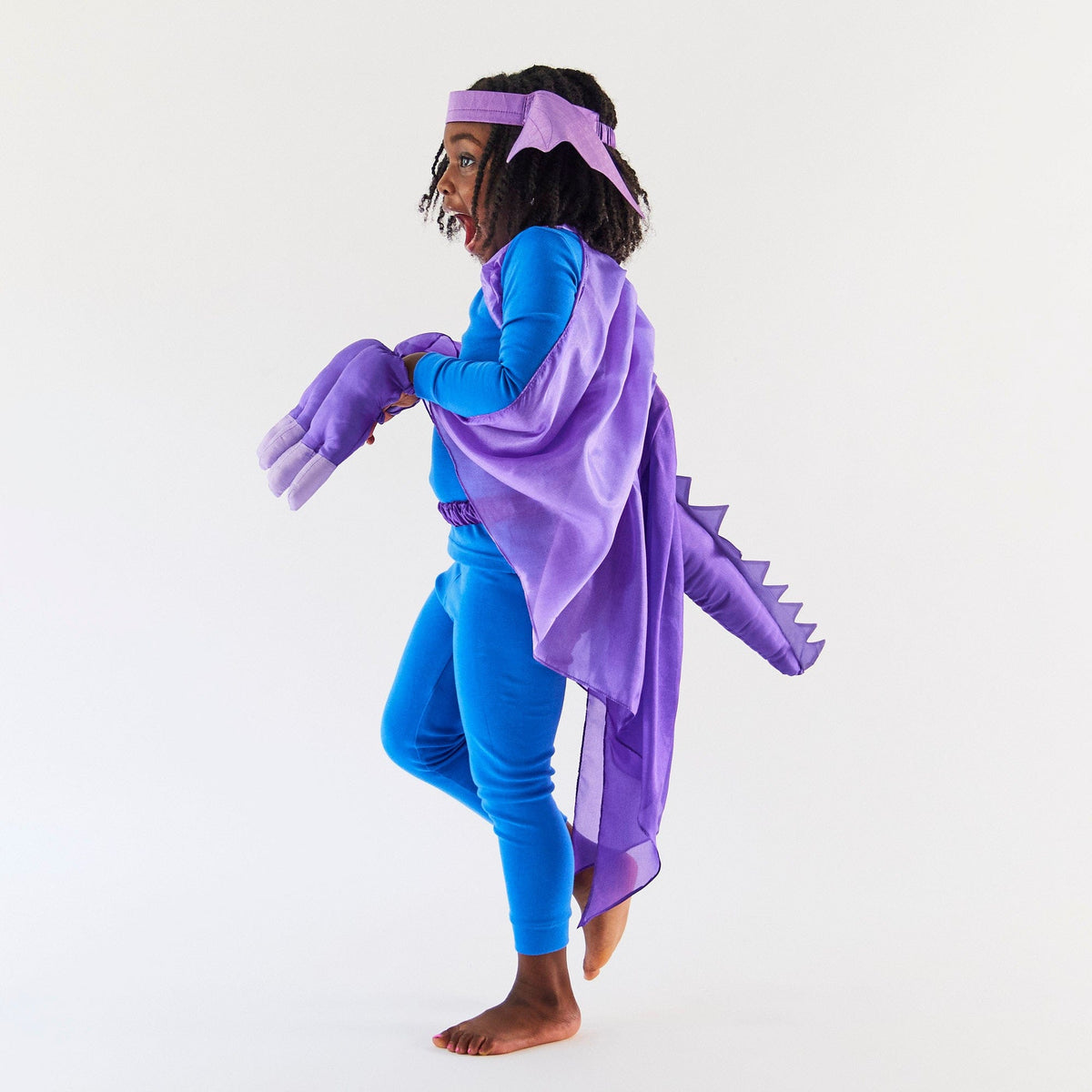 Sarah's Silks Purple Dinosaur Wings