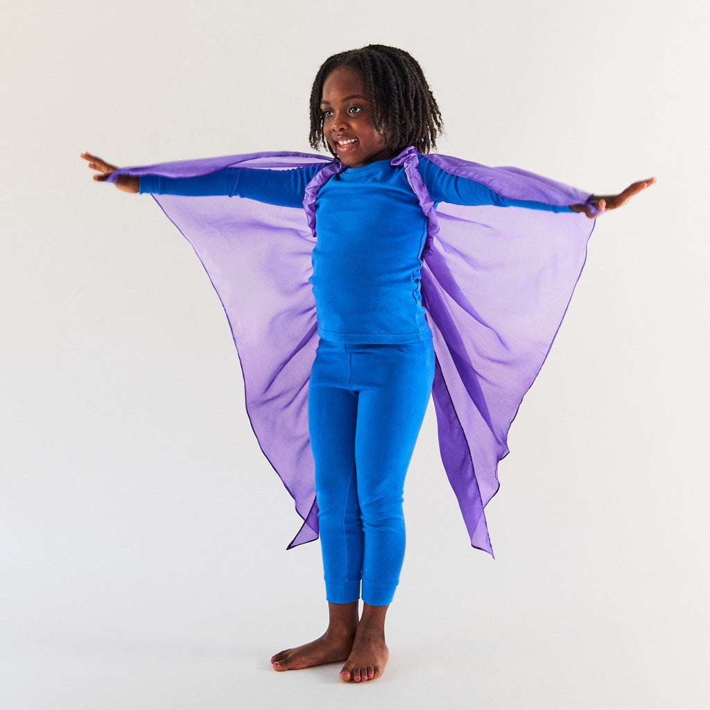 Sarah's Silks Purple Dinosaur Wings