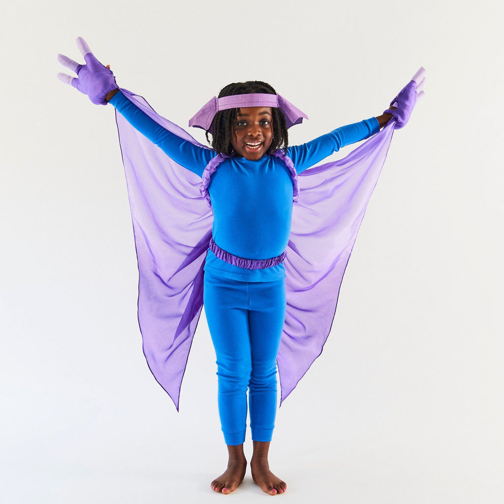Sarah's Silks Purple Dinosaur Wings
