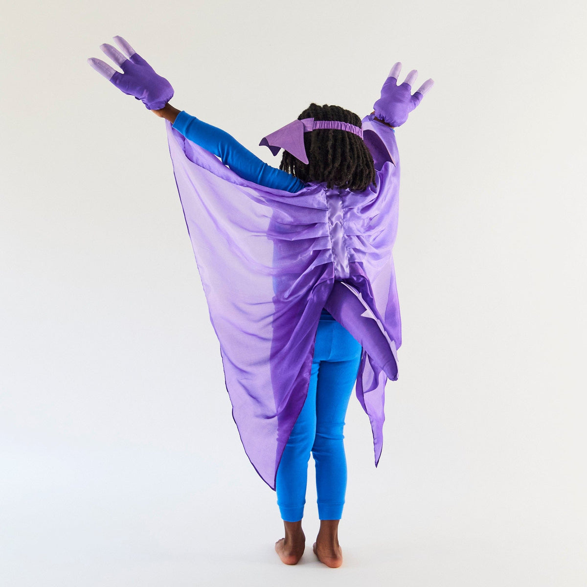 Sarah's Silks Purple Dinosaur Wings