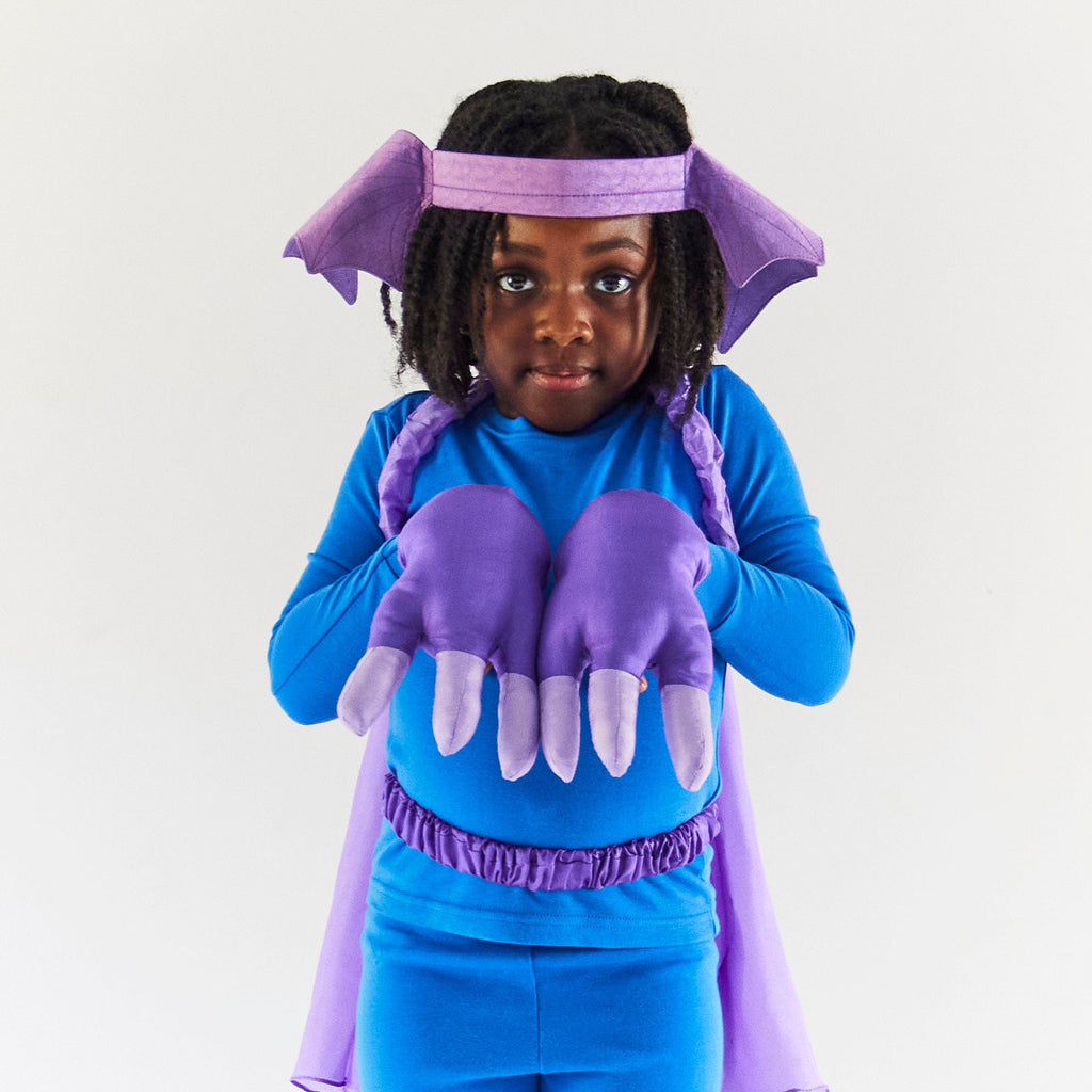 Sarah's Silks Purple Dinosaur Claws