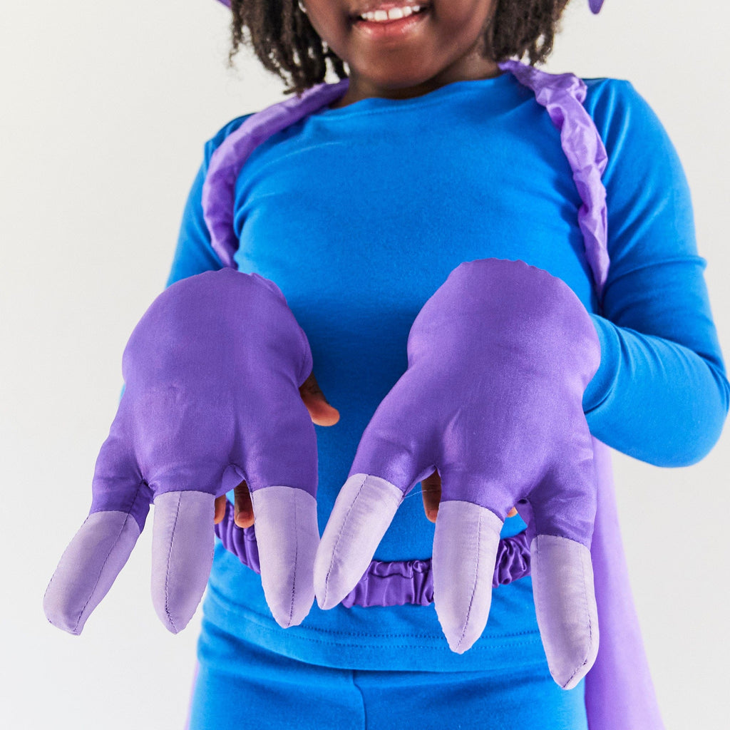 Sarah's Silks Purple Dinosaur Claws