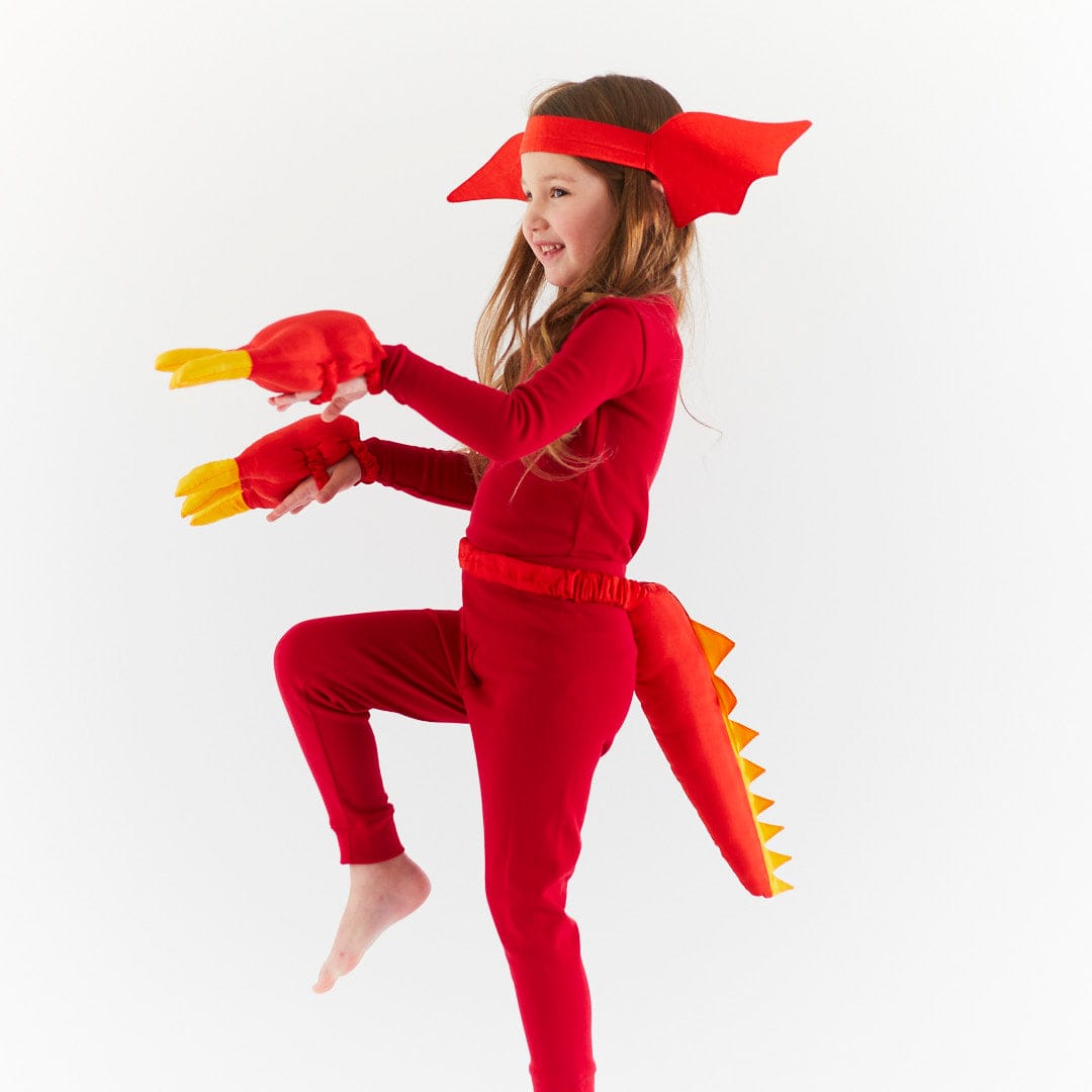 Sarah's Silks Red Dinosaur Tail