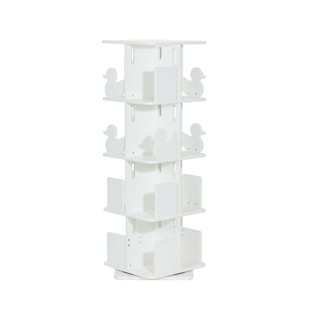 myduckling Montessori Rotating Bookcase Addon Layer - White