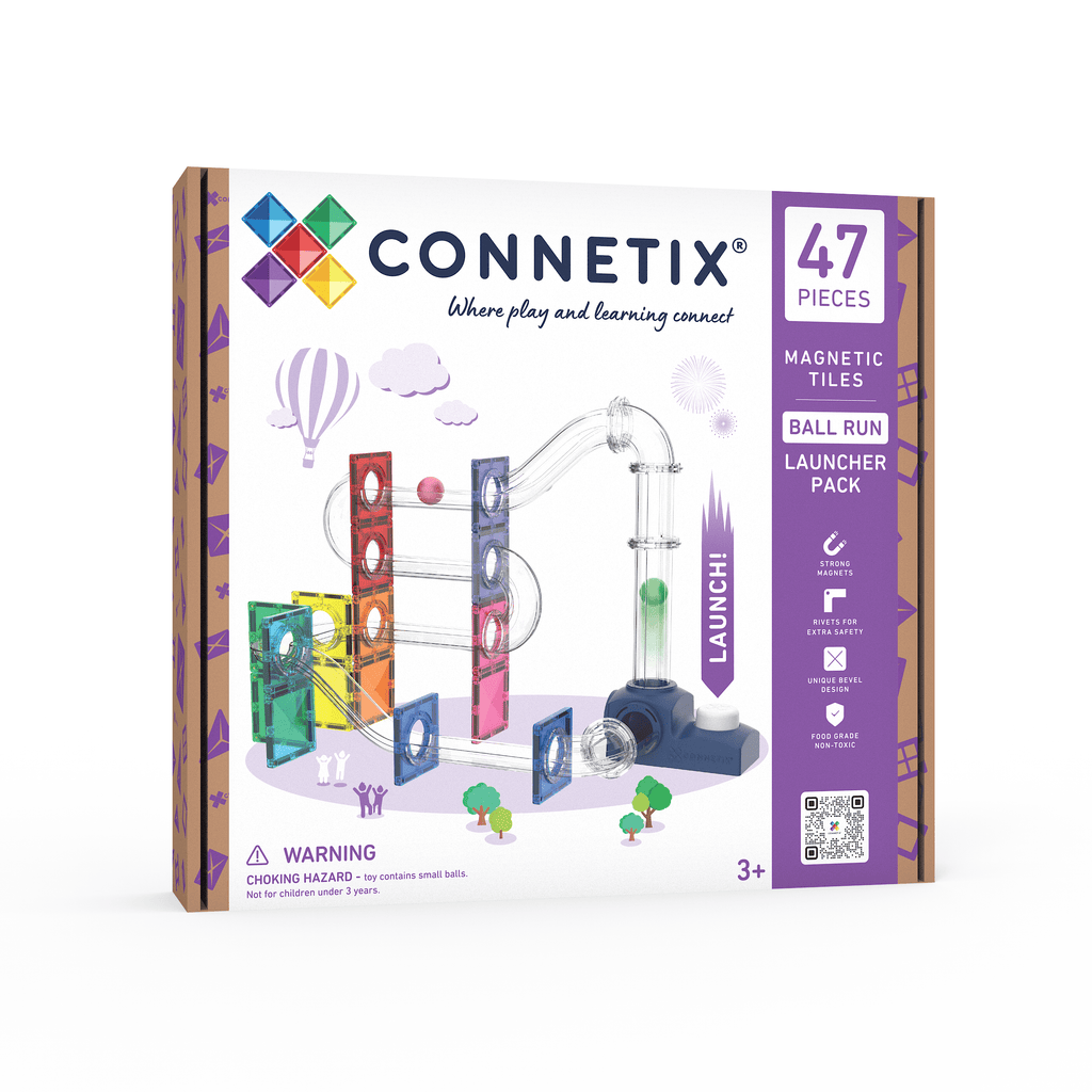 Connetix Tiles Ball Run Launcher Pack 47 Piece
