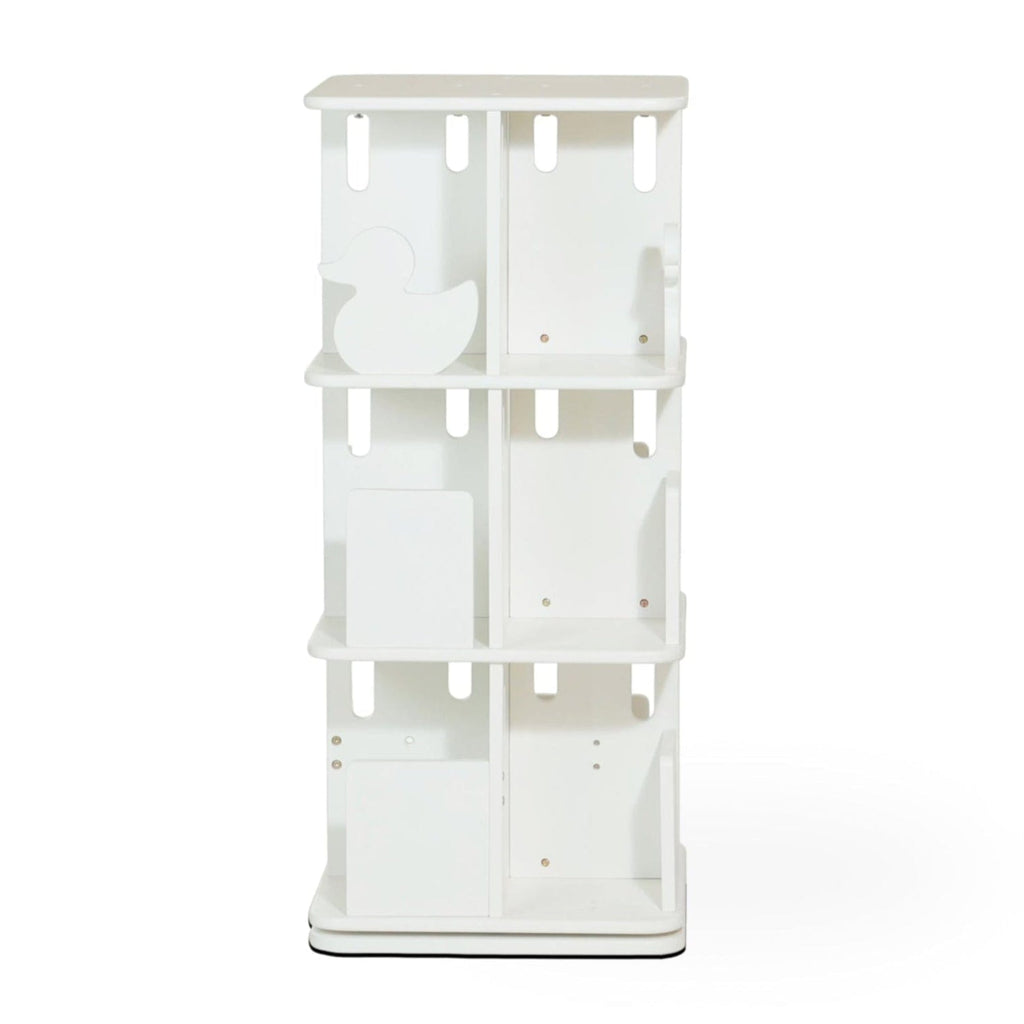 myduckling Montessori Rotating Bookcase - White