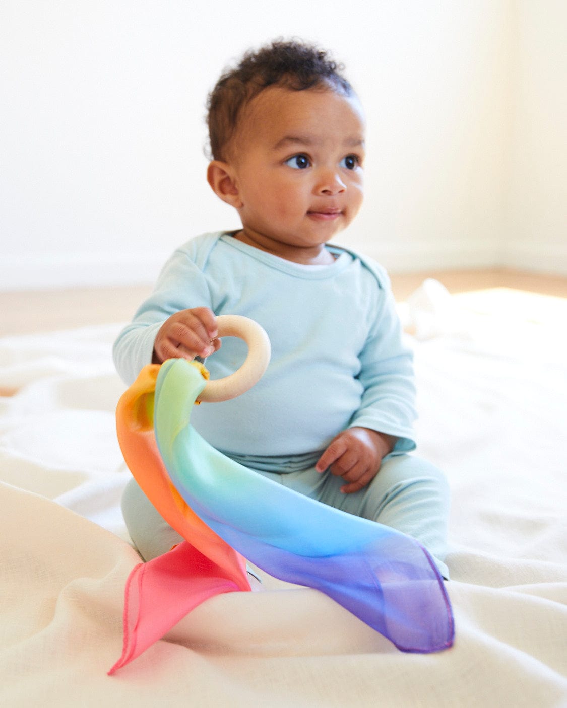 Sarah's Silks Silk and Wood Teethers