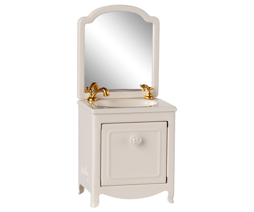 Maileg Sink dresser, Mouse - Off white