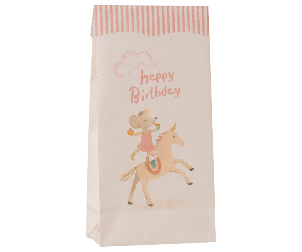 Maileg Goodie Bags Happy Birthday Unicorn 12pk