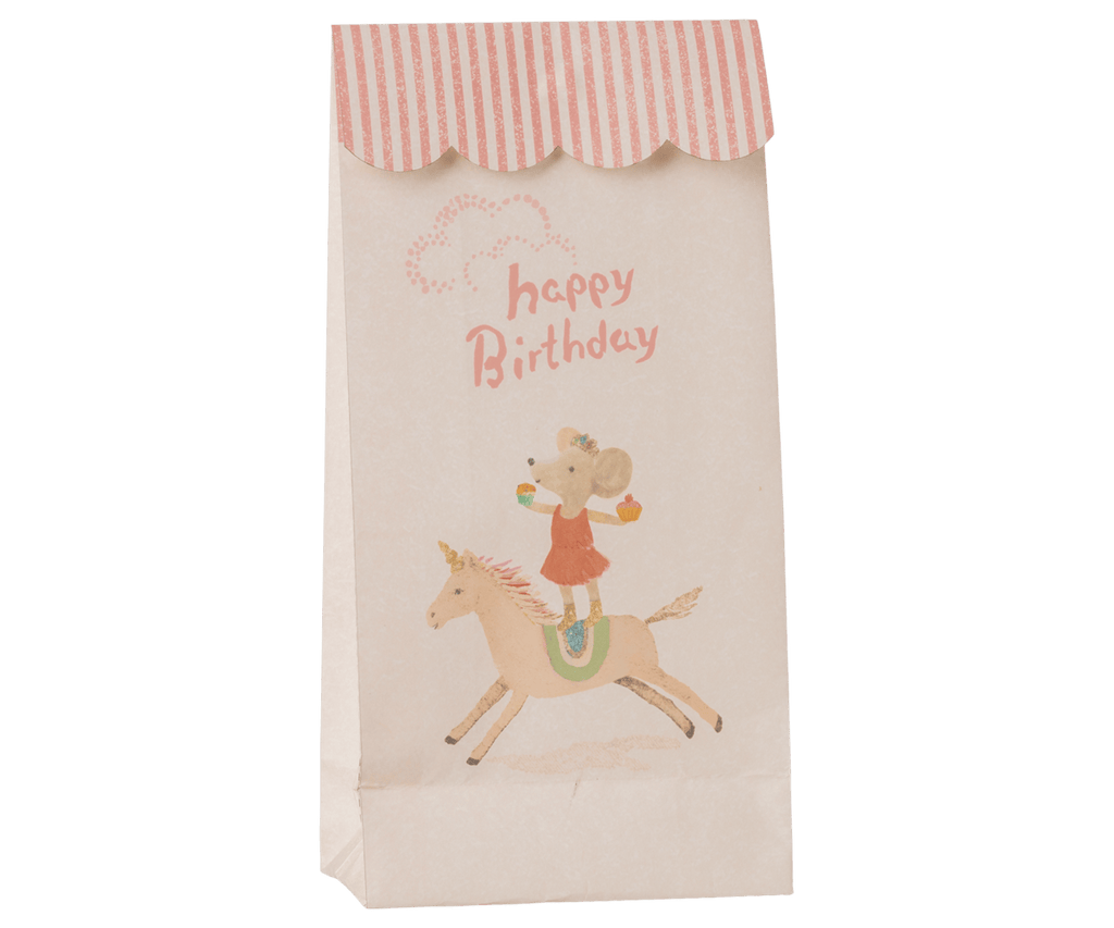 Maileg Goodie Bags Happy Birthday Unicorn 12pk