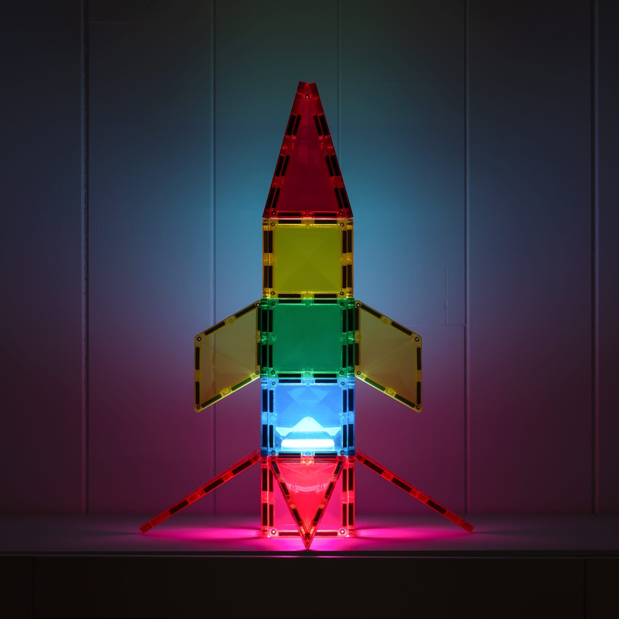 Connetix Tiles Light Rocket Pack 30 Piece