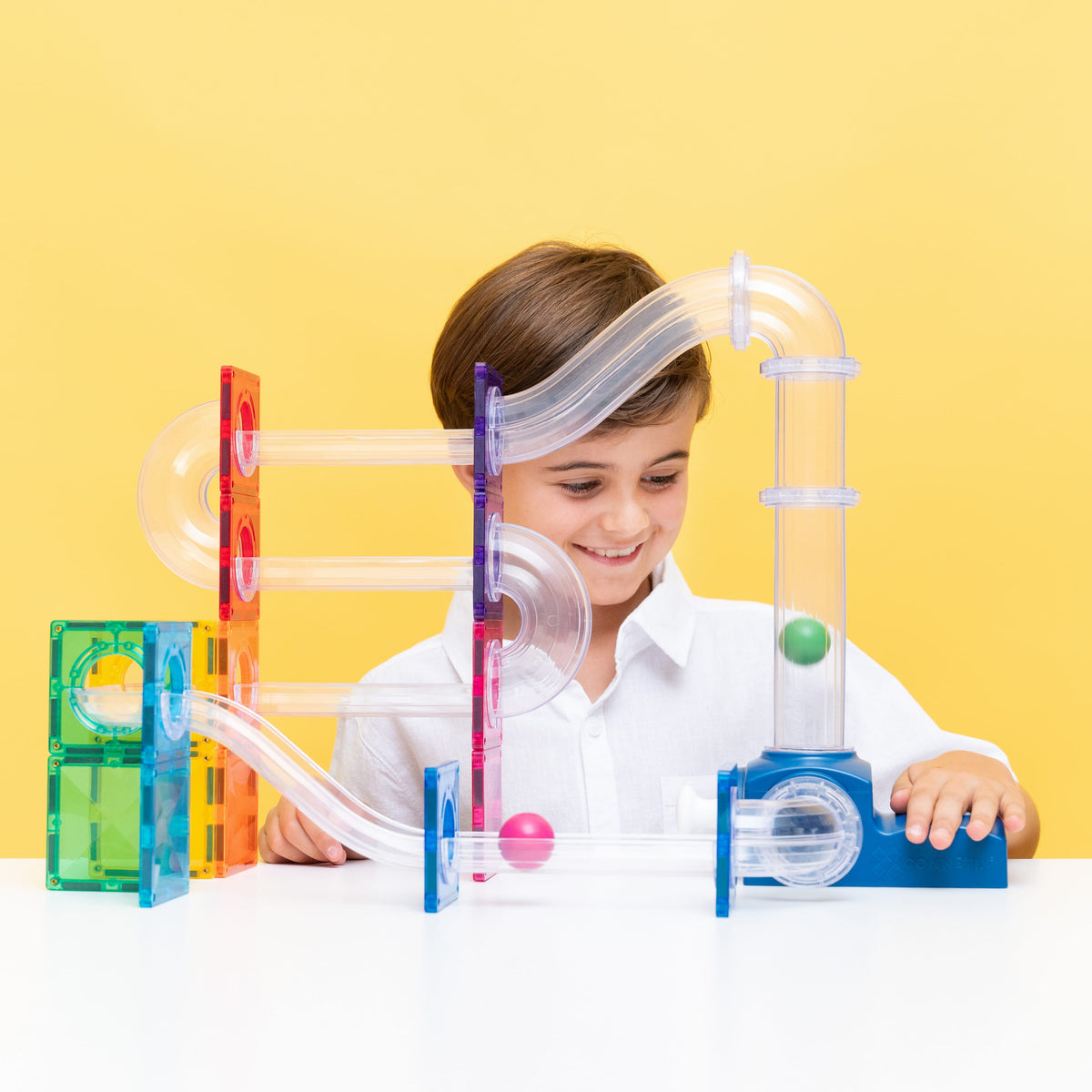 Connetix Tiles Ball Run Launcher Pack 47 Piece