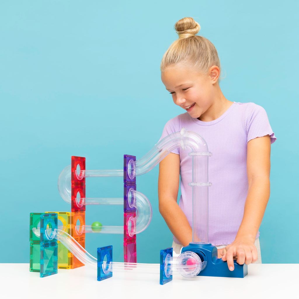 Connetix Tiles Ball Run Launcher Pack 47 Piece