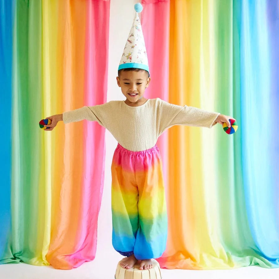 Sarah's Silks Genie Pants - Rainbow