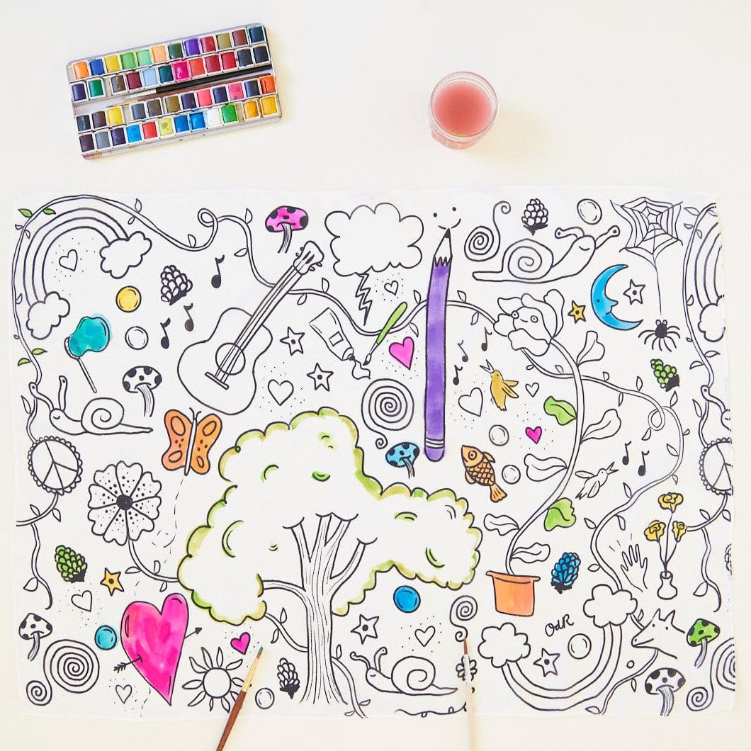 Sarah's Silks Seek & Find Coloring Playsilk