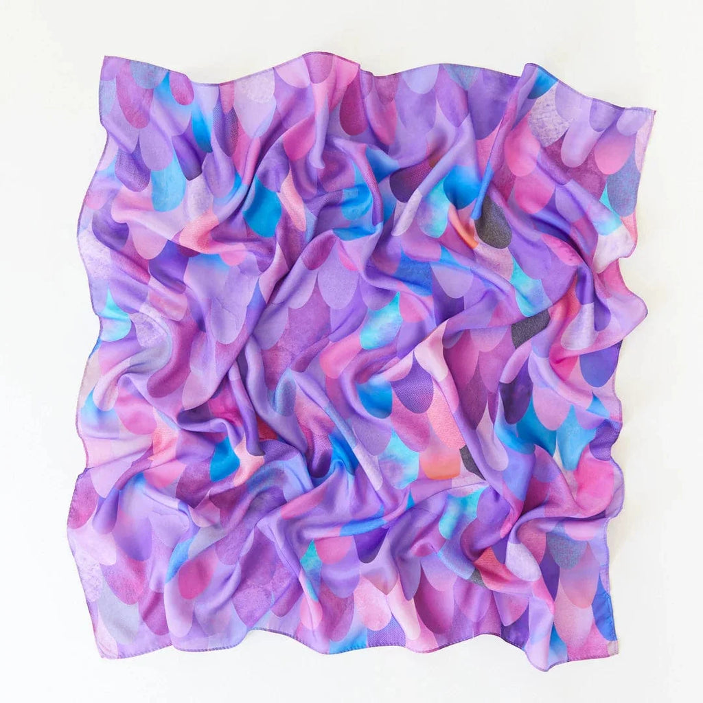Sarah's Silks Playsilk - Purple Dinosaur