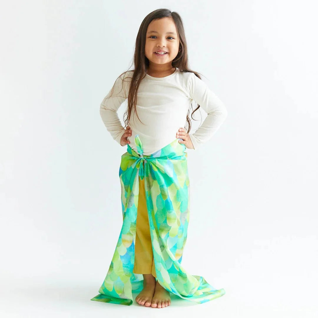 Sarah's Silks Playsilk Green Dinosaur