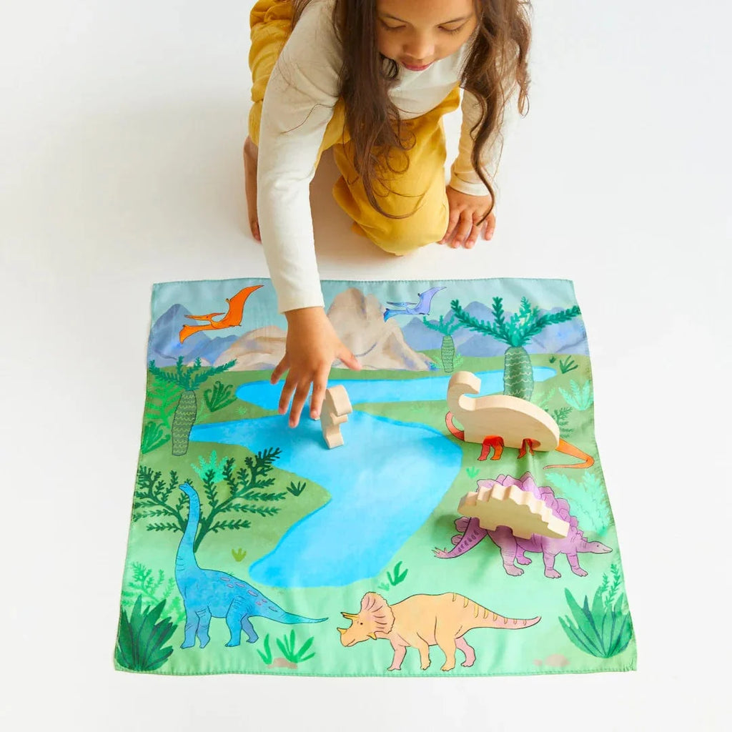 Sarah's Silks Playmap Dinosaur