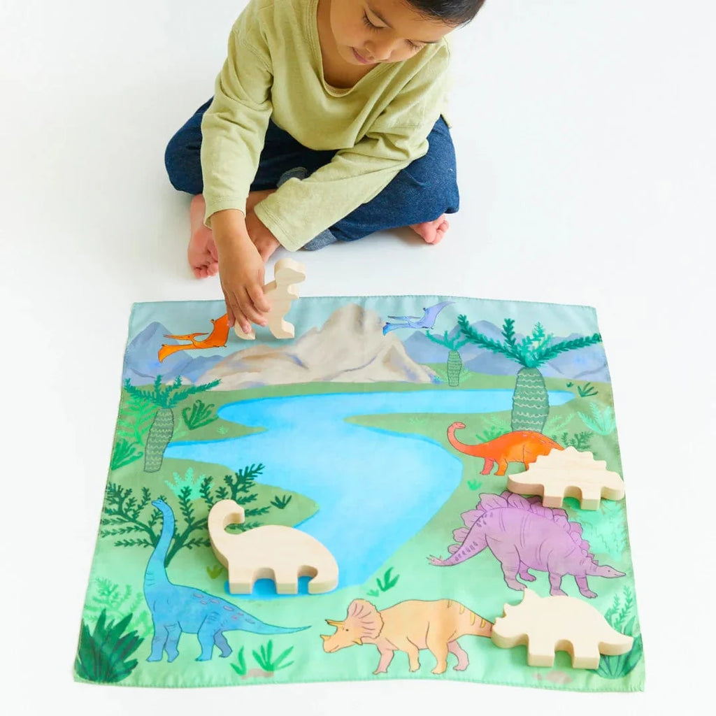 Sarah's Silks Wooden Animal Brachiosaurus  (Maple)