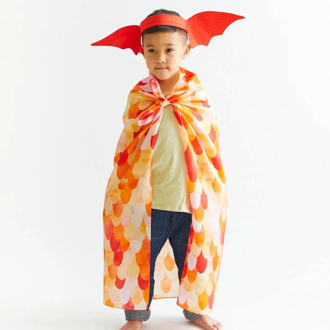 Sarah's Silks Ears Dinosaur Red