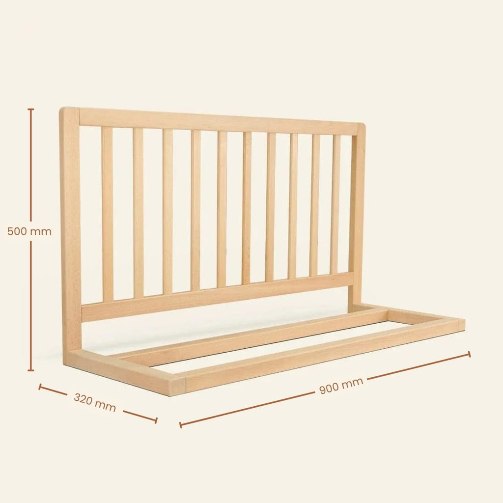 myduckling Natural Eli Kids Bed Rail – 90cm