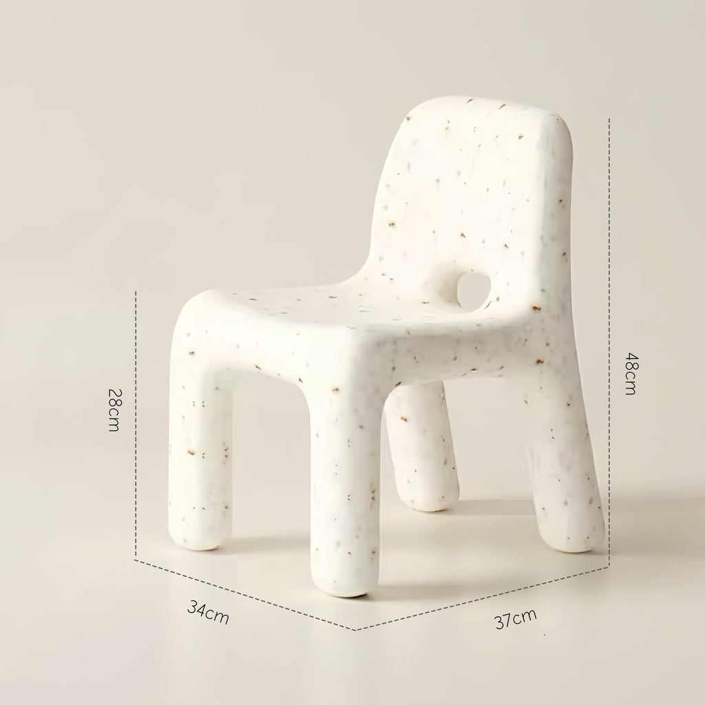 Funova Confetti Kids Table and Chairs Set - White