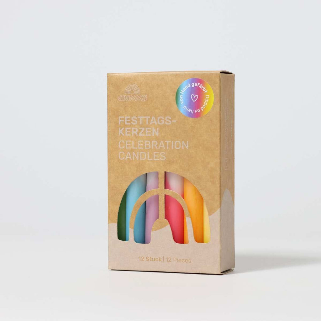 Grimm's Candles Dip Dye Rainbow
