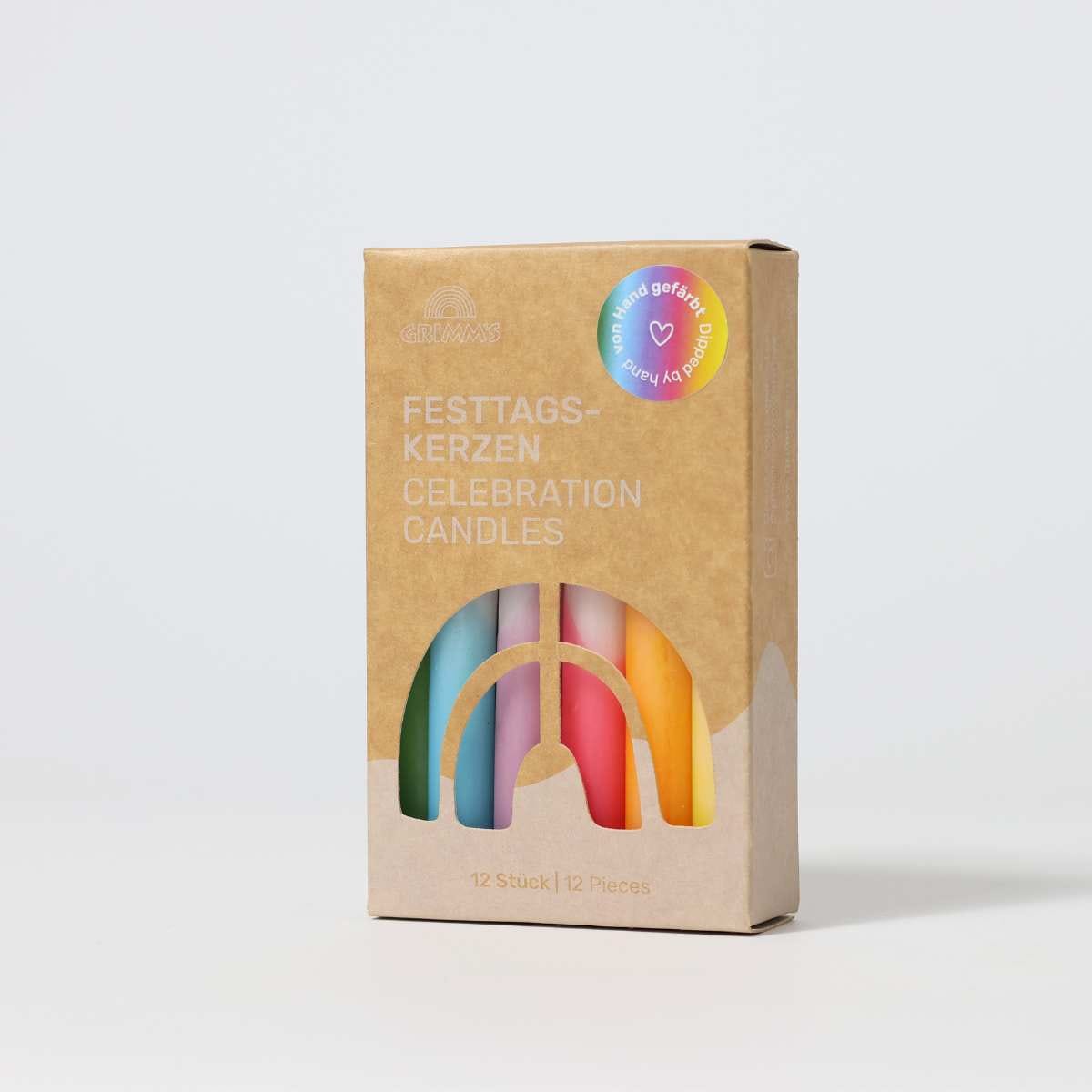 Grimm's Candles Dip Dye Rainbow