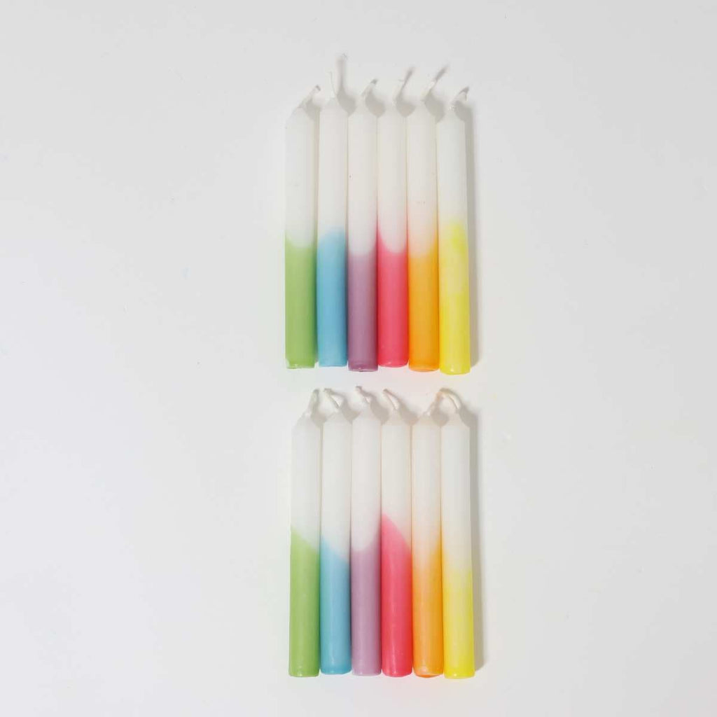 Grimm's Candles Dip Dye Rainbow