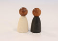 Grapat Adult Nins in Dark Wood 2 Pieces