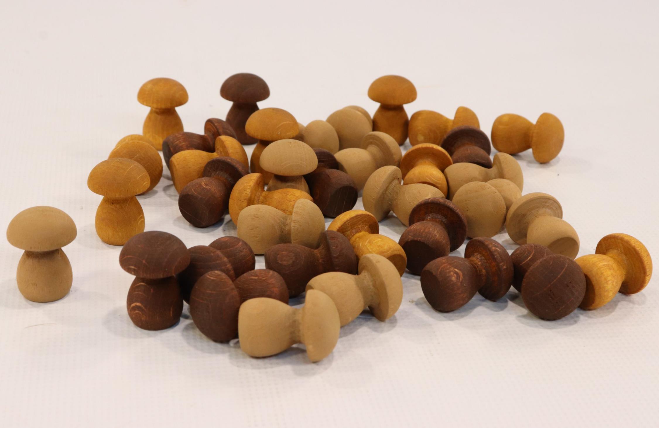 Grapat Mandala Brown Mushroom 36 Pieces
