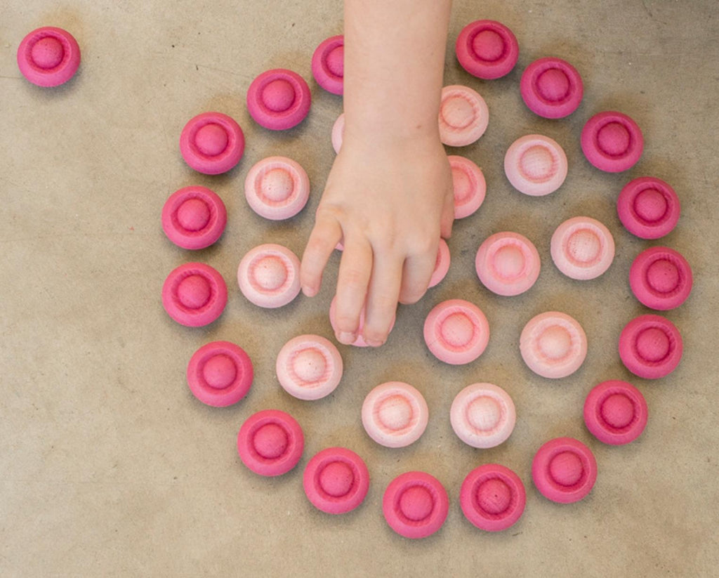 Grapat Mandala Pink Flowers 36 Pieces