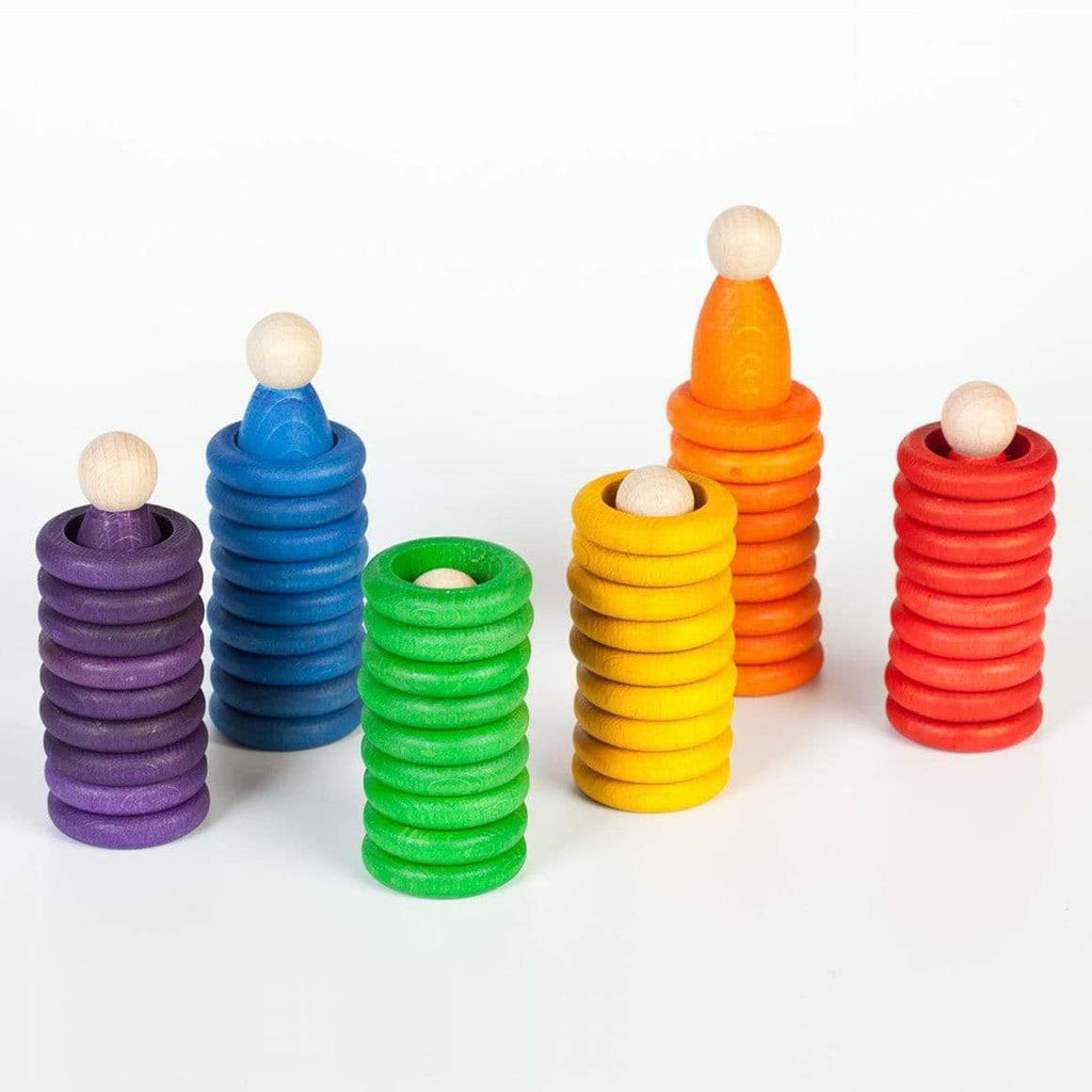 Grapat Nins Rings & Coins Rainbow Rainbow Colours