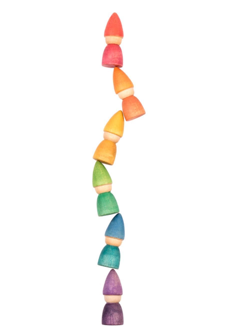 Grapat Rainbow Tomten 6 Pieces