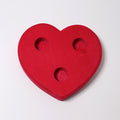Grimm's Large Heart Candle Holder - Red