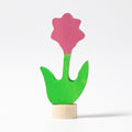 Grimm's  Pink Flower Candle Holder Decoration