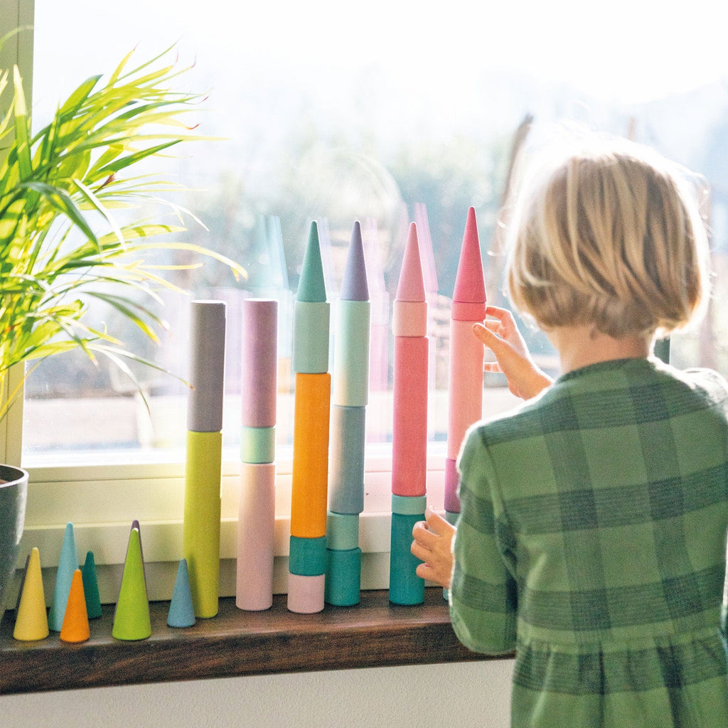 Grimm’s Rollers Large Building Set Pastel