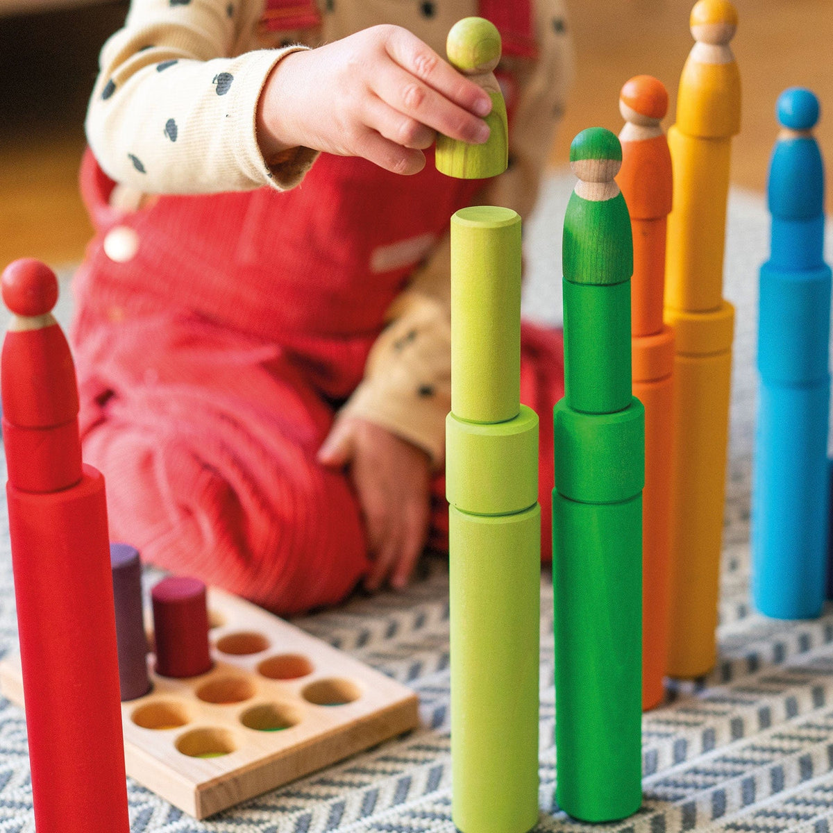 Grimm’s Rollers Large Building Set Rainbow