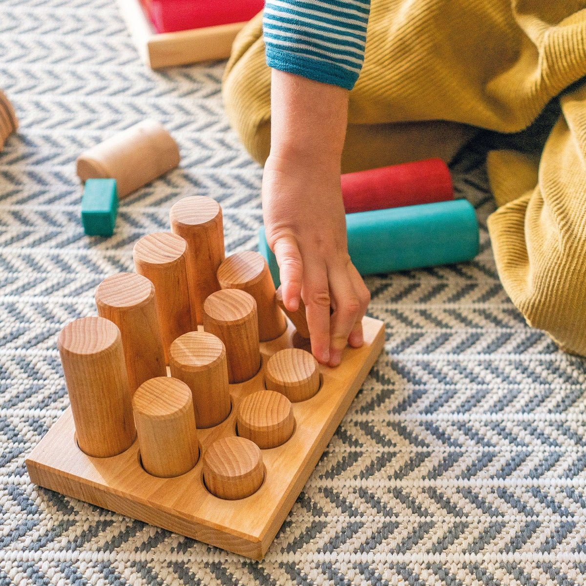 Grimm’s Rollers Small Sorting Game Natural