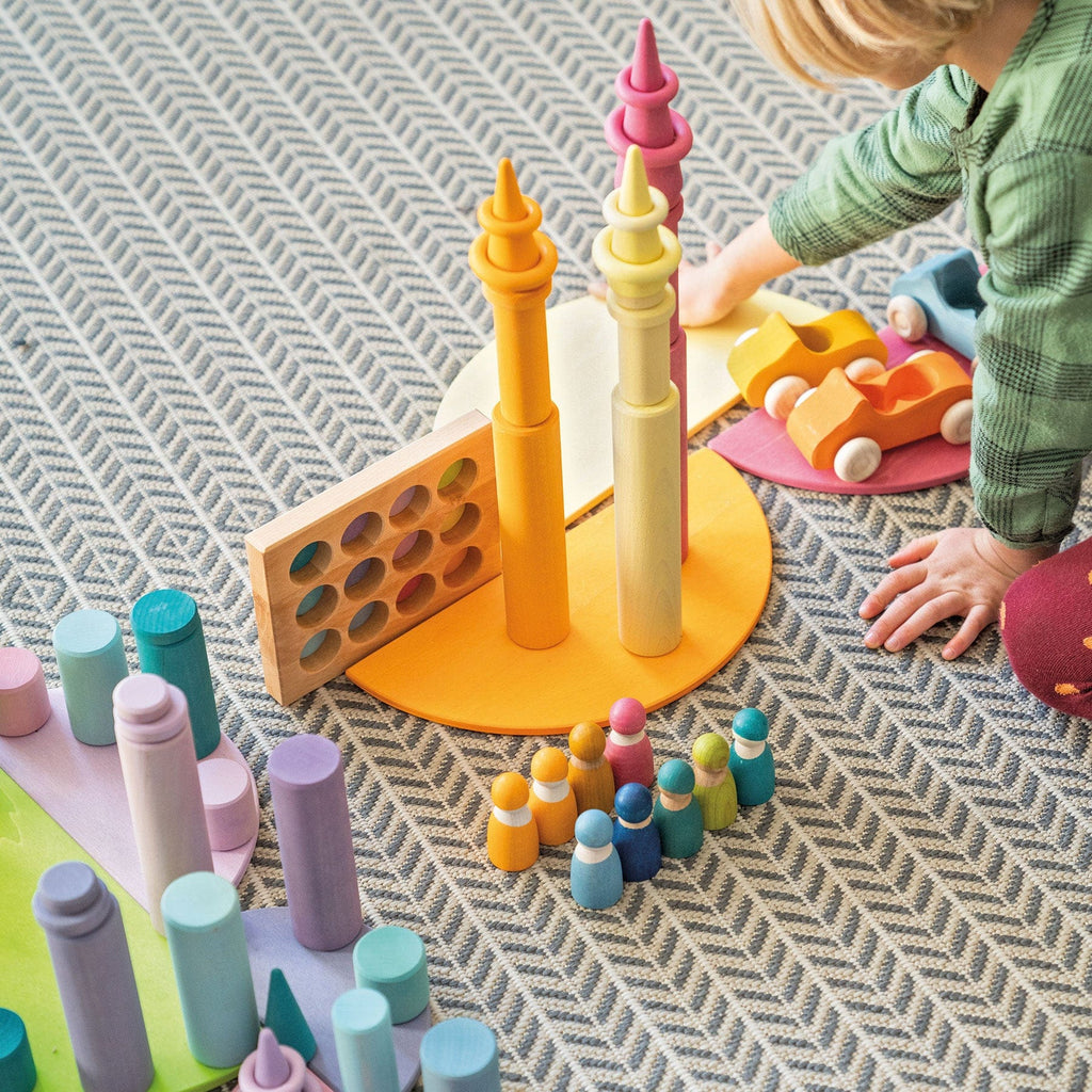 Grimm’s Rollers Small Sorting Game Pastel