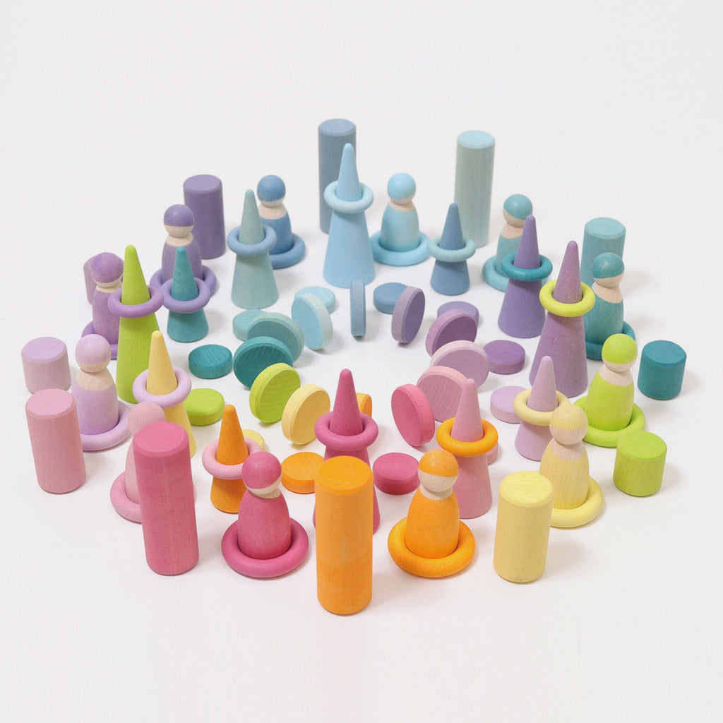 Grimm’s Rollers Small Sorting Game Pastel