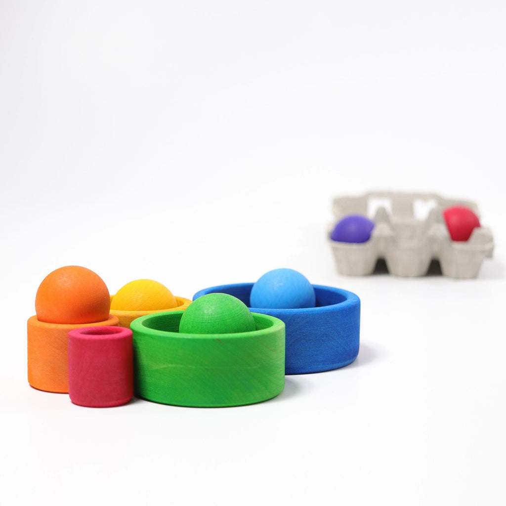 Grimm’s Stacking Bowls Blue