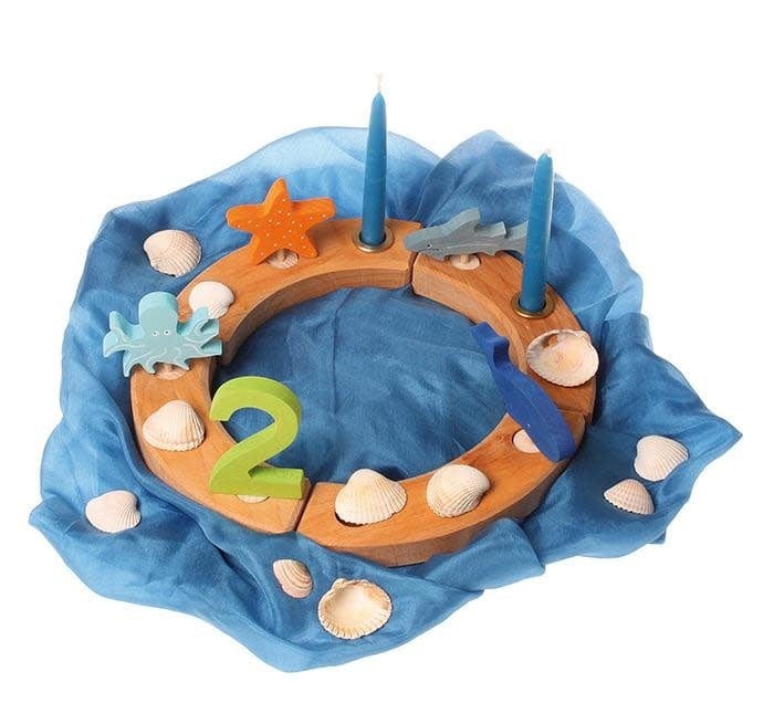 Grimm's Whale Candle Holder Decoration