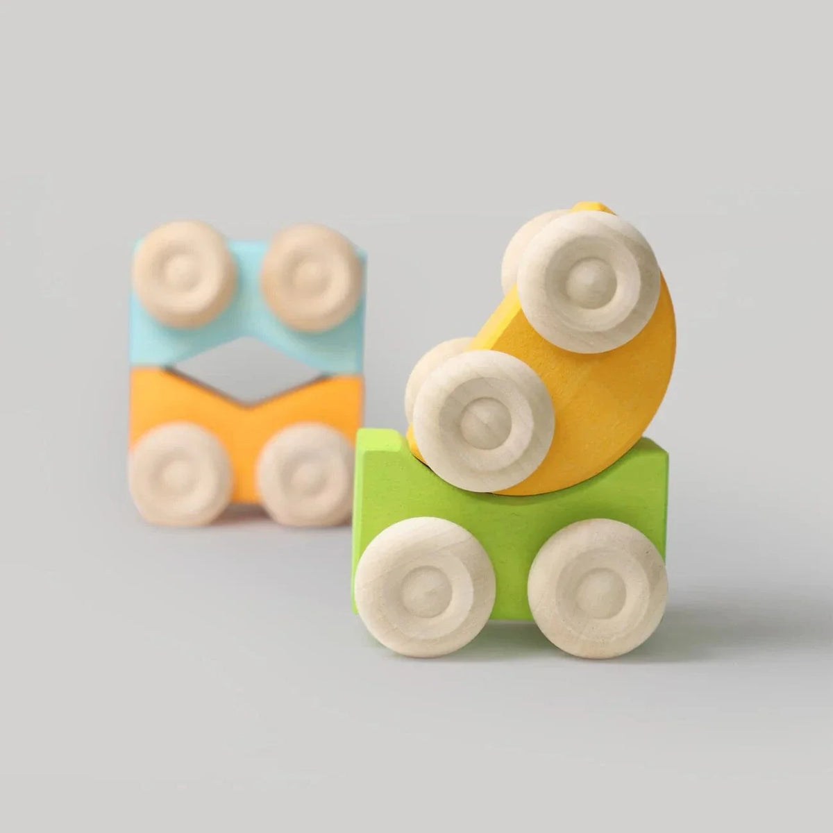Grimm's Stacking Cars - Yellow