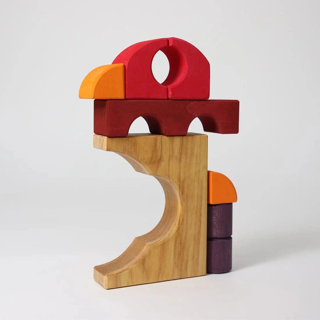 Grimm's Building Set Red