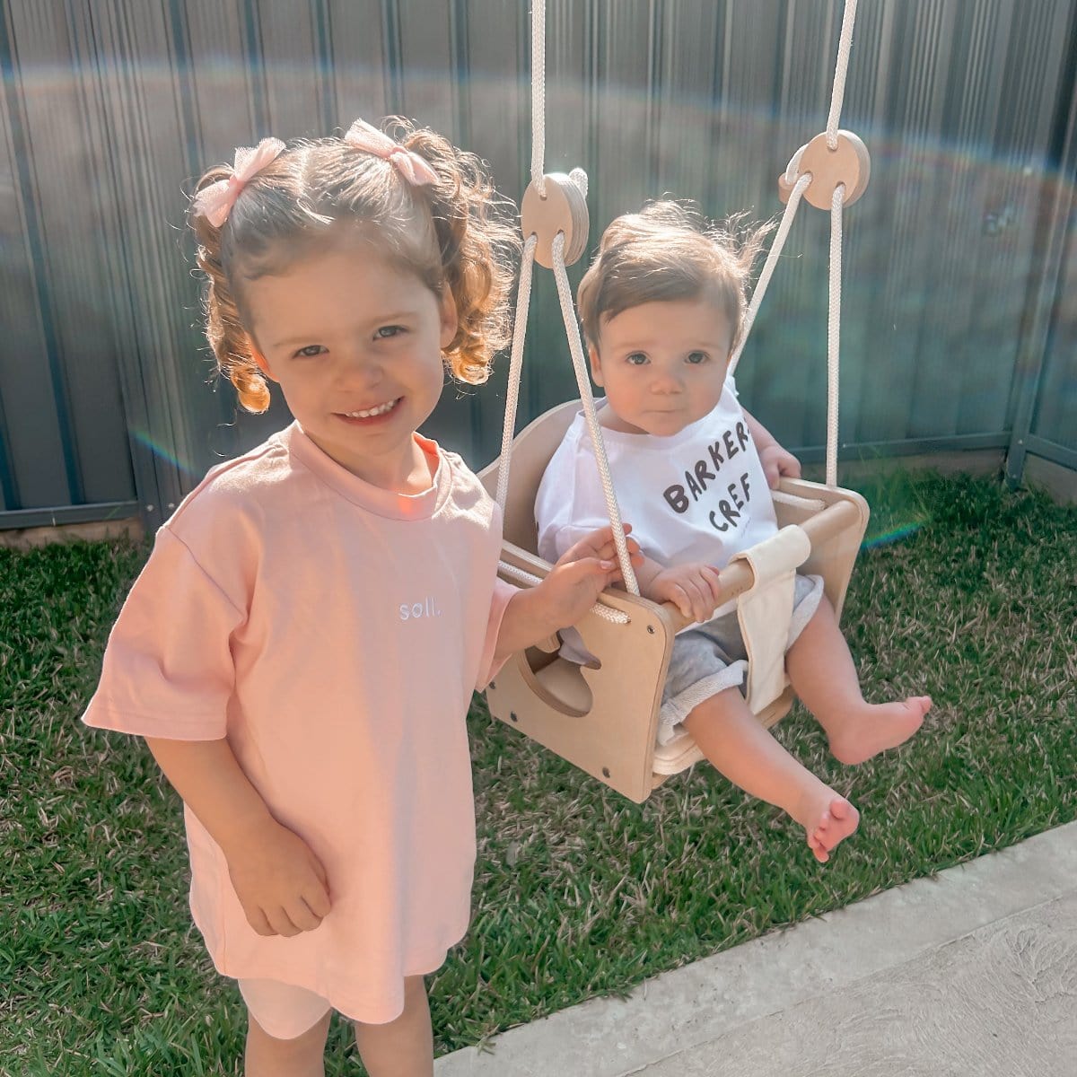 myduckling Felix Baby Swing Seat＆Felix Kids Disc Swing Set